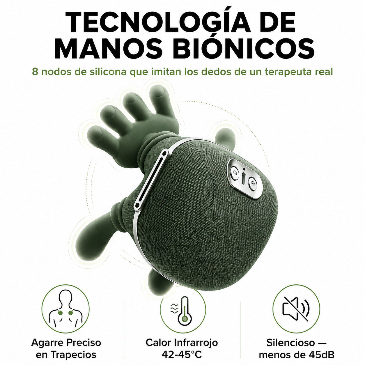 FlowNeck™ | Masajeador De Cuello, Hombros y Espalda, alivio relajante en solo 10 minutos